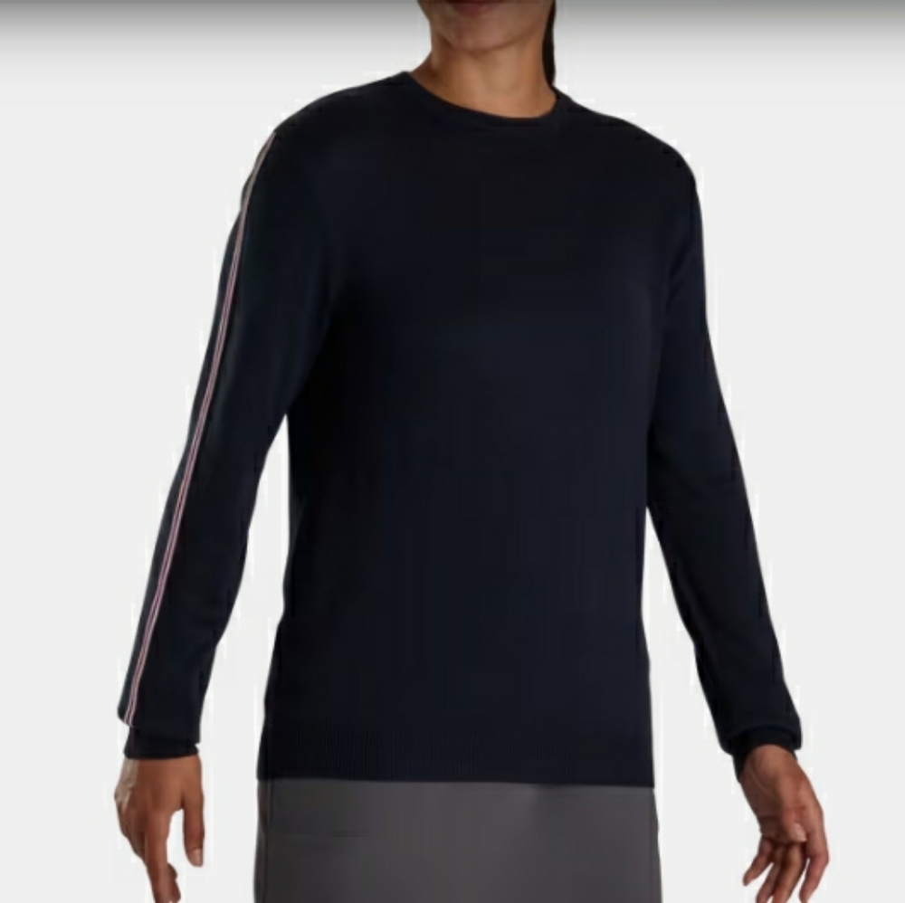 FootJoy The Centennial Collection Crewneck Pullover Golf Sweater Navy Sz S NWT